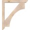 Ekena Millwork Westlake Slat Smooth Bracket w/ Offset Brace, Douglas Fir, 5 1/2"W x 38"D x 44"H BKT0604X38X44WTL06SDF - alternate 4